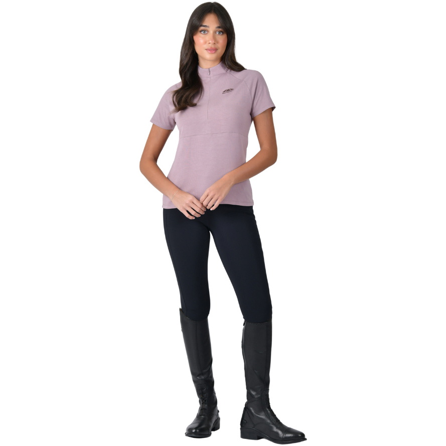 2026 WeatherBeeta Dames Bamboe Korte Mouw Performance Basislaag 1028843022 - Burnished Lilac